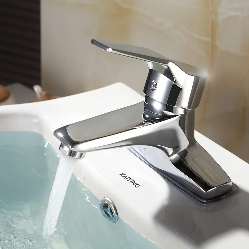 

King Sanitary Ware Manufacturers Direct Selling Pedestal Basin Inter-platform Basin Wash Basin Hot And Cold Faucet Diplopore IEL