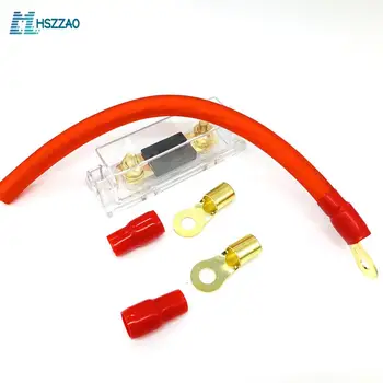 

300 AMP ANL Fuse Holder fuseholder INLINE Block BATTERY INSTALL KIT 0 GAUGE 1 FT