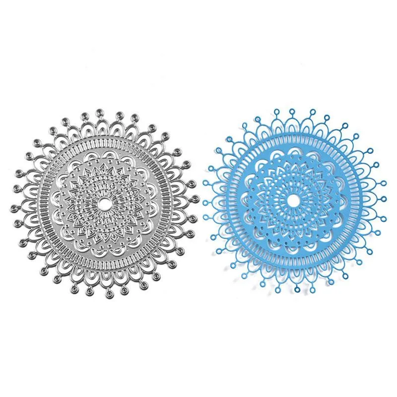 

InLoveArts Mandala Metal Cutting Dies Flower Frame Dies Cover for DIY Scrapbooking Card Album Embossing Die Cut New Template