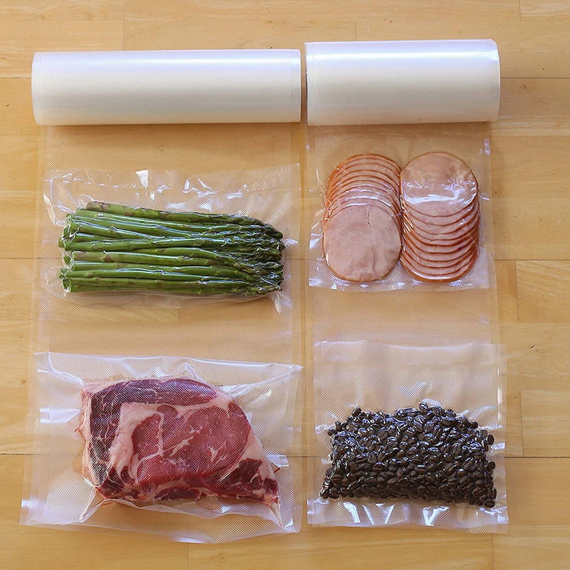 

Tofok Kitchen Food Sealer Vacuum Storage Bag For Vacuum Sealer Food Fresh Long Keeping 12 15 20 25 cmX500cm Vacuum Sealer Bag