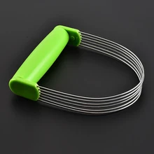 Кухонная Кондитерская мука для теста смеситель для крема из нержавеющей стали, для выпечки ручной блендер резак для экономии труда мешалки для масла небольшой быстрый