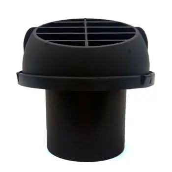 

75mm Vent Net Cover Cap For Autos Air Diesel Heater Black 360 degrees Parts Auto