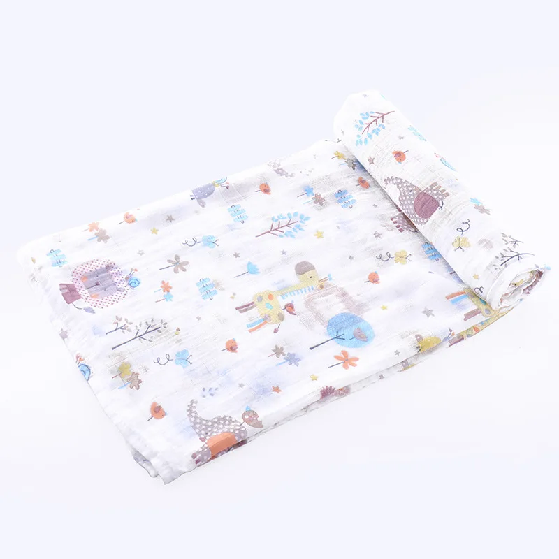 

ZWY1068 Baby Blankets Newborn Bebes Stroller Bedding Quilts Cotton Toddler Kids Swaddling Wrap Infantil Unisex Blankets 115*90cm