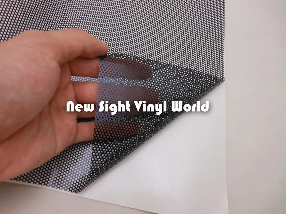 Перфорированная виниловая пленка для обертывания, пленка Spi Vision, оттенок для глаз Fly, оттенок 1,07x50 м/рулон