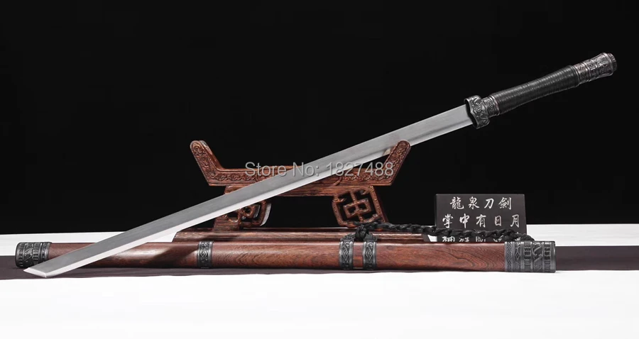 Handmade Chinese KungFu Dao Sword 60HRC High Manganese Steel Blade Sharp WuShu Tang Knife Saber