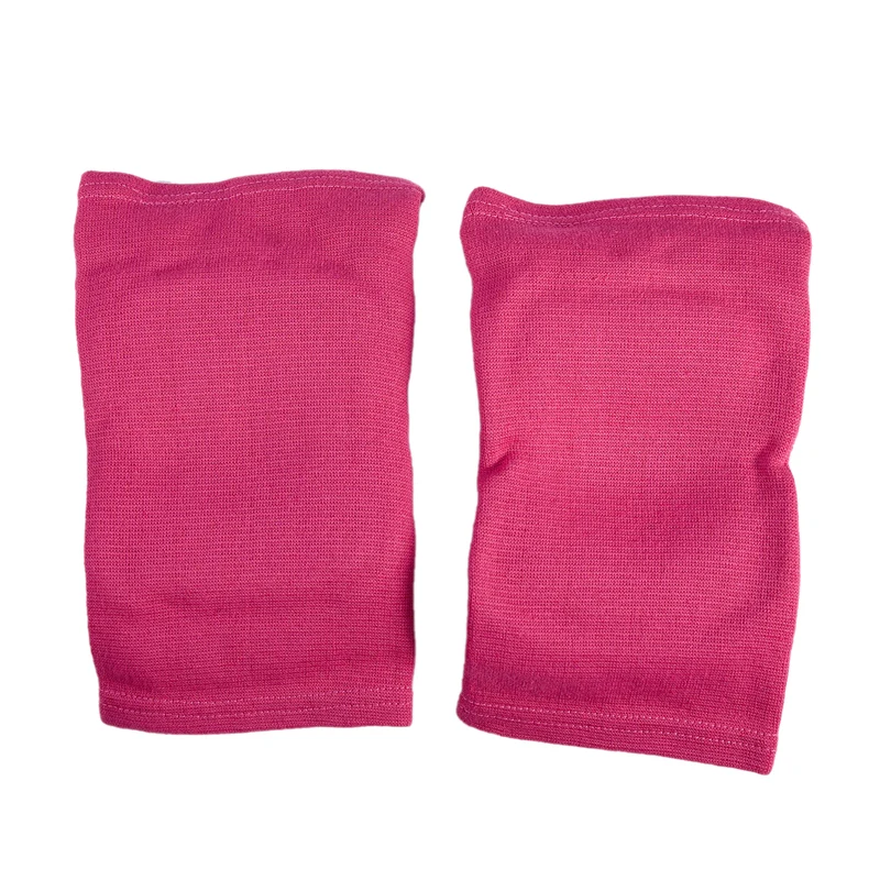 Ordinary Sponge Football Dance Kneepad Thicken Warm Dance Sponge Skid Volleyball Men and Women Roller Kneepads Rose Red