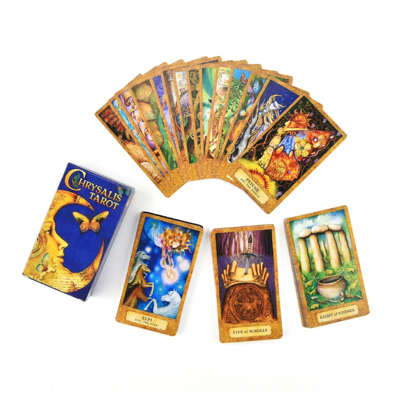 Chrysalis Tarot Cards Game English Tarot Deck Table Card Board Games Party Game Playing Tarot Cards Entertainment Family Games Chrysalis Tarot Cards Game English Tarot Deck Table Card Board Games Party Game Playing Tarot Cards Entertainment Family Games
