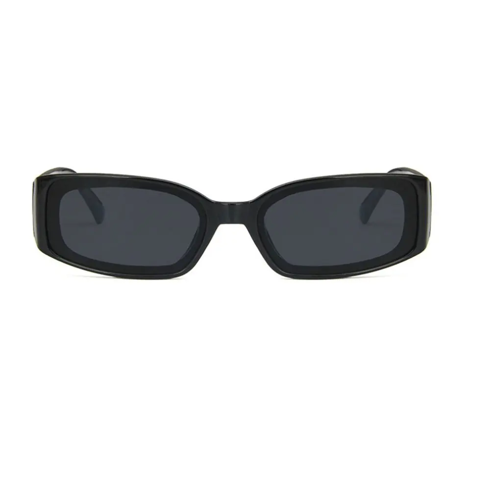 

European And American Styles Trends Hd Universal Flat Mirrors Retro Squares Wide Legs Hip Hop Fashion 2185 Sunglasses