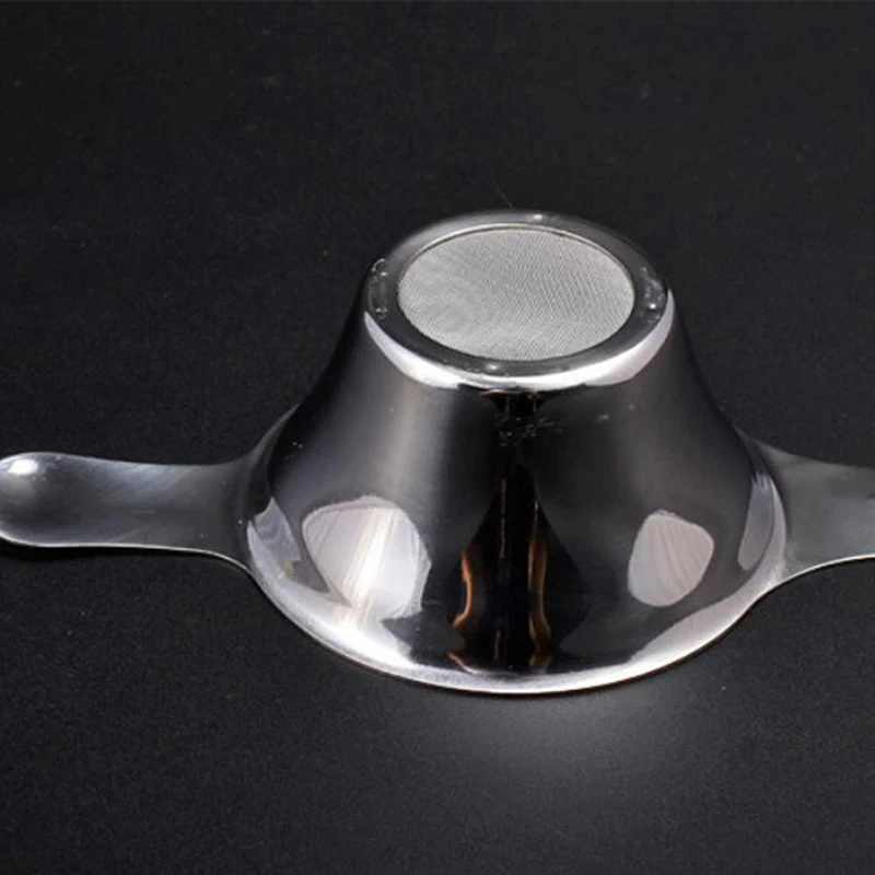 1PC Tea& Coffee Kitchen Accessories Stainless Steel Tea Strainer Fine Mesh Chinese Kungfu Tea Leaf Funnel Filter