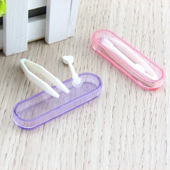 

Multicolor Contact Lens Tweezers Special Clamp Contact Lens Inserter Makeup Remover Contact Lens Special Tweezers