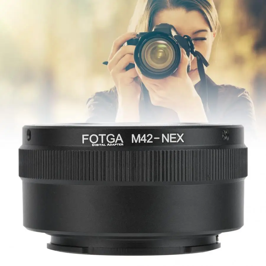 Кольцо адаптер для объектива Fotga кольцо Sony NEX E mount NEX3 NEX5n NEX5t A7 A6000|Адаптеры