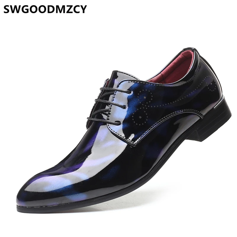 

Coiffeur Men Dress Shoes Party Shoes Men Office Fashion Wedding Dress Italian Patent Leather Shoes Men Formal Plus Size 48 Buty
