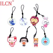 125 кГц ID Водонепроницаемый мультфильм брелок реплицируемые метки Близость RFID брелок EM4305 EM4205 карта контроля доступа 1 шт