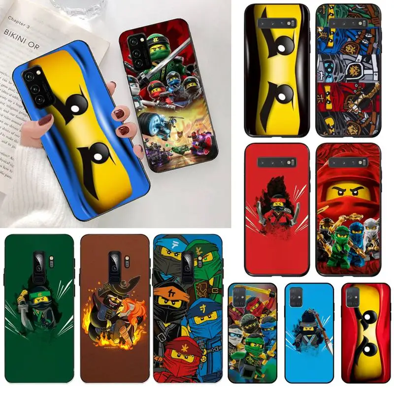 Мягкий силиконовый черный чехол для телефона HPCHCJHM ninjago warrior Samsung S20 plus Ultra S6 S7 edge S8 S9