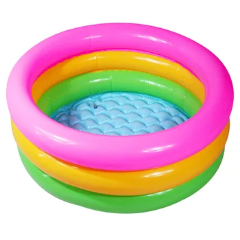 

Inflatable Round Pool Bathtub Funny Water Mattress Tricyclic Swimming Pool for Infants Outdoor Summer Swimming Pool For Kids