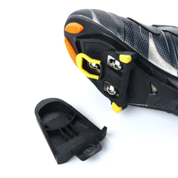 

Rubber Pad Protective Sleeve & Self-Locking Pedal Cleats Set Cycling Clipless Pedals Cleat Plate Cover Case bike Accessories