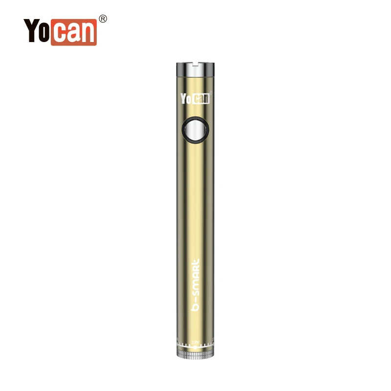 Gold Современная электронная сигарета, YOCAN B smart электронная сигарета моды 320 мА/ч, подогреть Батарея Регулируемый Напряжение 510 вапорайзер с резьбой Батарея - Color: Gold