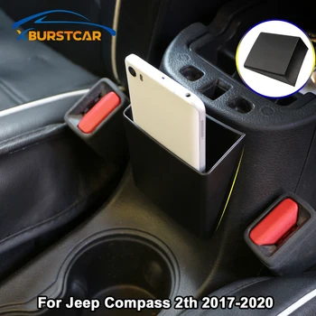 

Xburstcar for Jeep Compass 2017 2018 2019 2020 Accessories ABS Car Armrest Storage Box Cup Holder Container Glove Organizer