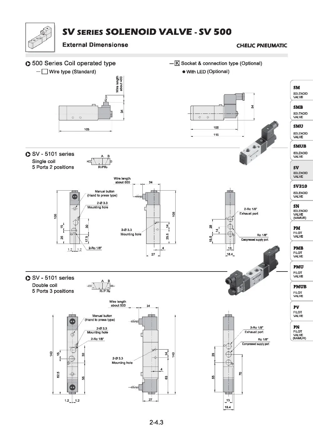 Тайваньский Соленоидный клапан SV-6102-K-DC24V