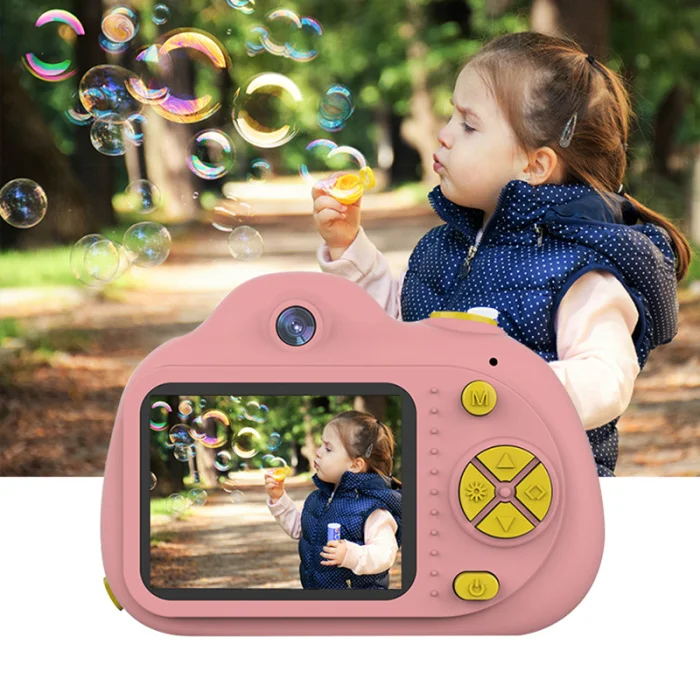 Детская камера 1080P HD мини мультфильм камера с 2 дюймовым ЖК-экраном для детей OUJ99