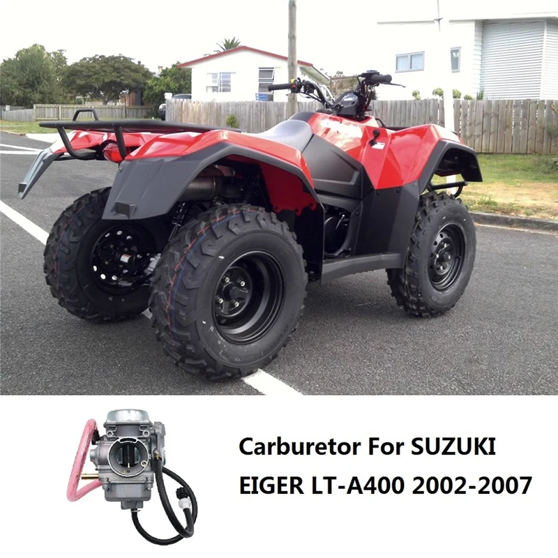 Карбюратор в сборе 2002 2003 Для Suzuki Eiger LT A400 LTA A 400 F 13200 38F2V|Детали и аксессуары для