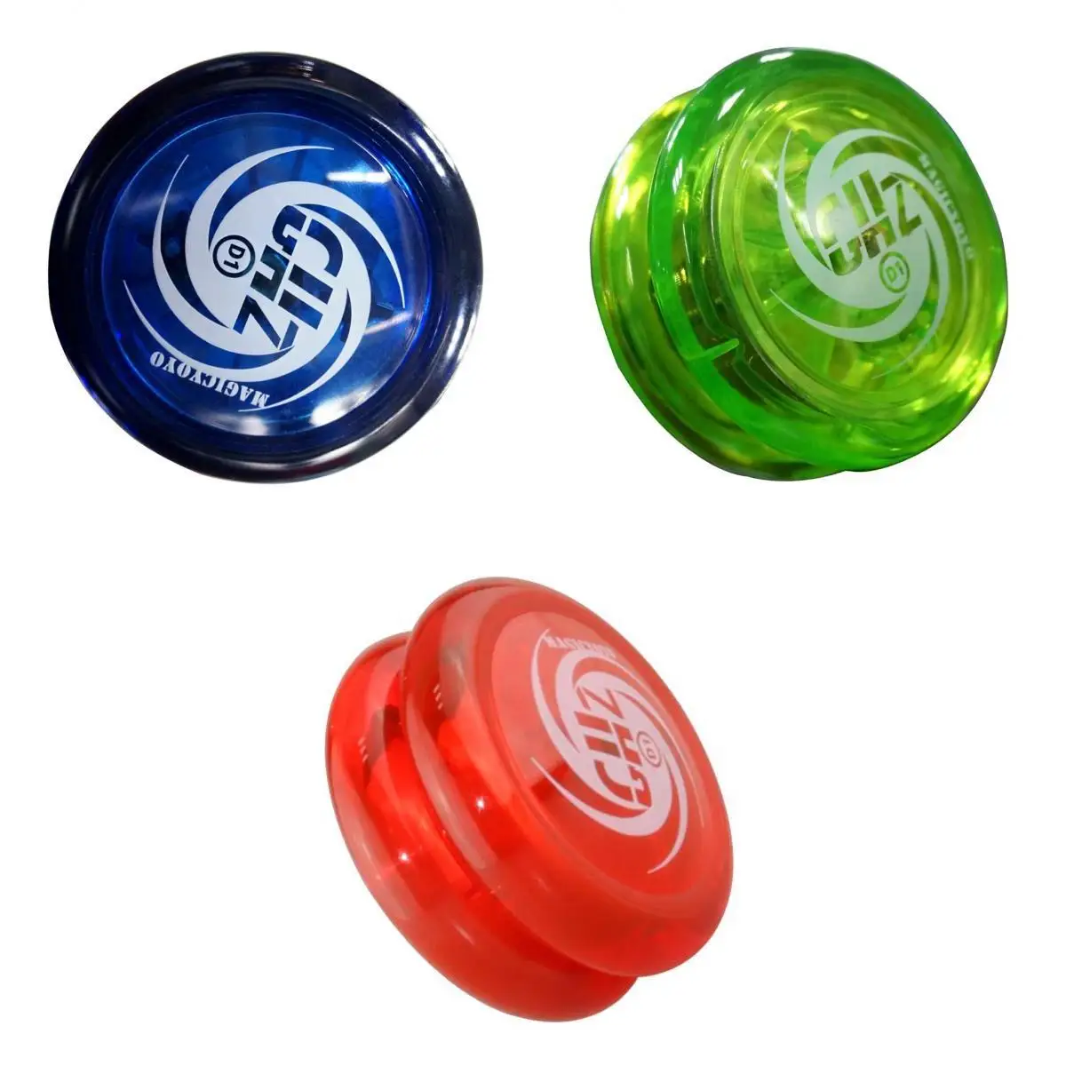 D1 Responsive Professional ABS Yo-yo Ball with Durable String (Pack of 3) Kids Children Gifts Size E Bearing Size E Bearing