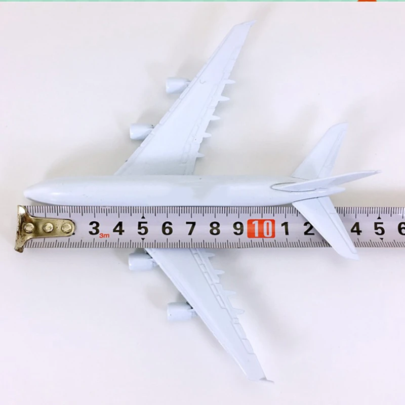 1:400 масштаб самолетов 14 см Airbus A380 модель самолета металлический белый корпус пустой без покрытия живопись коллекционные DIY украшения