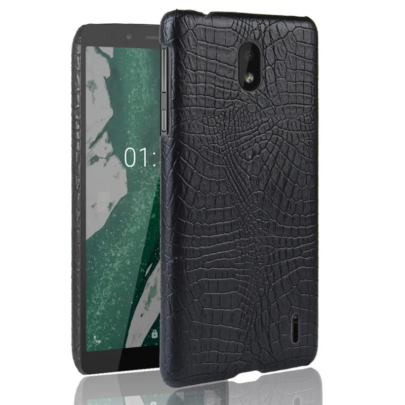 Чехол для Nokia 1 Plus роскошный чехол из искусственной кожи с узором крокодиловая