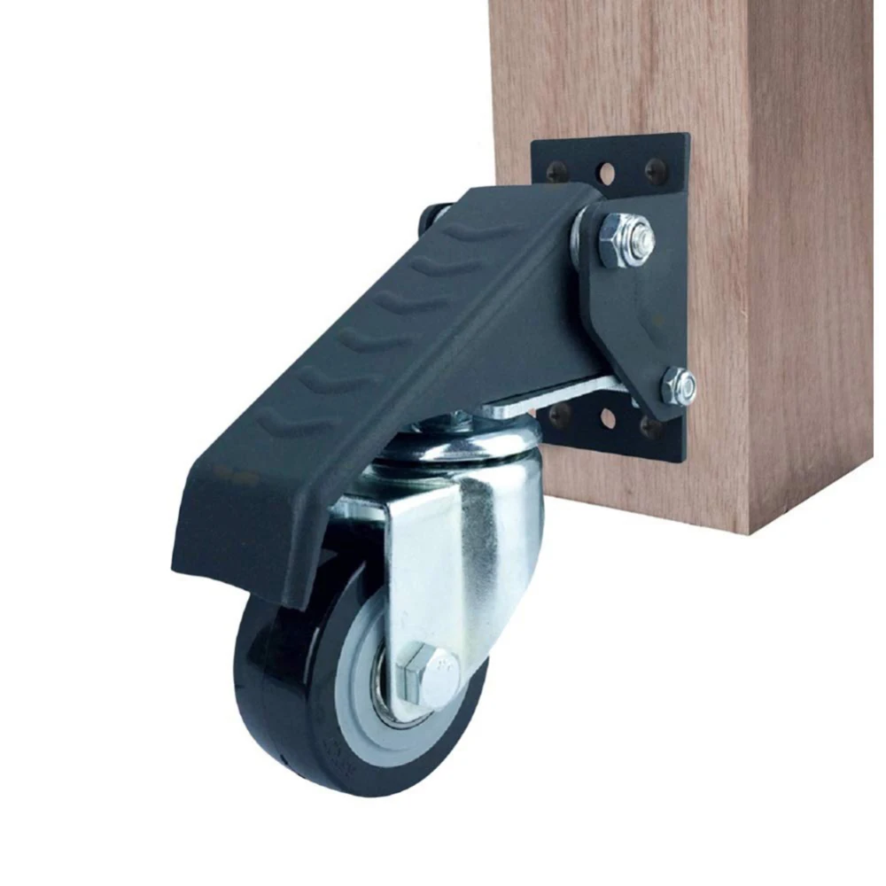 

4 Sets Work Bench Caster Locking Casters Table Vise Castors Mobile Base