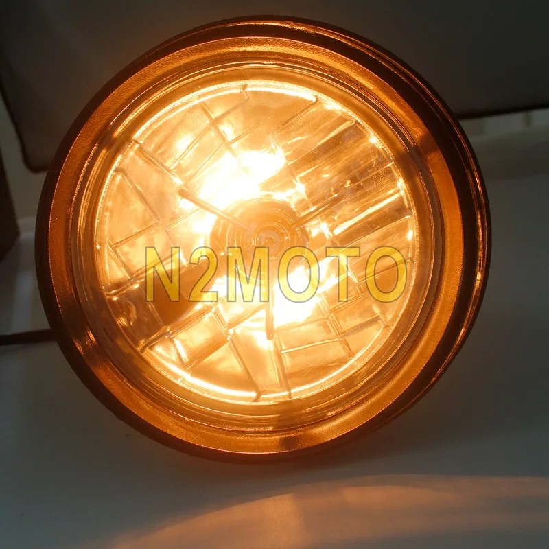 Пользовательские мотоцикла Фара H4 12V 60/55W заготовка пуля козырек фара для Harley Sportster Softail Bobber Chopper Cafe Racer