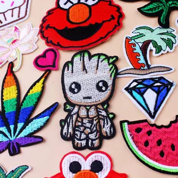 

Cartoon Little Tree Man Embroidery Patch for Clothing Sewing Iron on Patch baby clothes DIY Badge Cute Patches Accessories