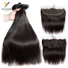 

Bone Straight Bundles With Frontal Brazilian Human Hair Weave 3 Bundles With Lace Closure Frontal Remy Hair Frontal With Bundles