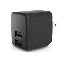 Настенное зарядное устройство 5 в 4 а с двойным usb-портом, складной портативный штепсельный зарядный блок, адаптер питания