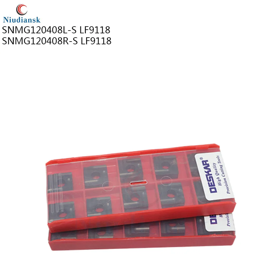 Высокое качество SNMG120408L S LF9118 SNMG120408R токарный инструмент CNC Карбид вставка для режущего инструмента внешний