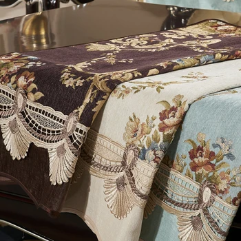 

European Style Sofa Seat Living Room Four Seasons Universal Combination Lace Fabric Non-slip Royal Sofa Sleeve Cover