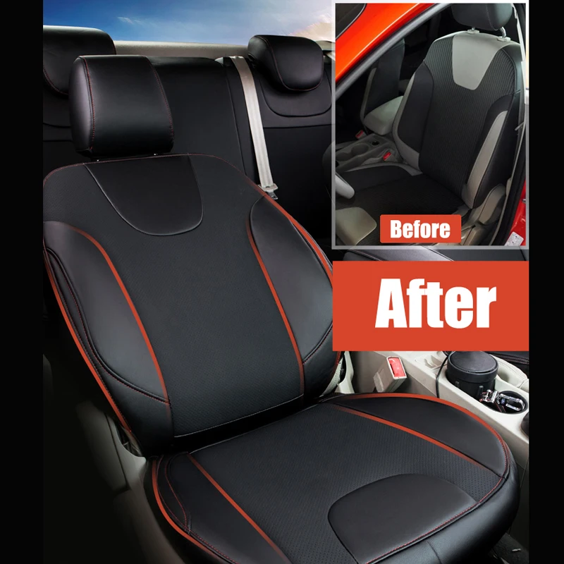 Autotory чехлы на сиденья из ПВХ и кожи для Ford Focus 3 2 2012 2017 автомобиля аксессуары