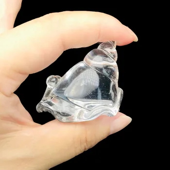 

Natural Crystal Clear Quartz Carved The Snail Statue Room Decoration Aesthetic Feng Shui Healing Crystal Reiki Gift Aquarium