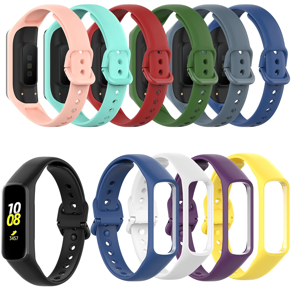 1PCS adjustable Replacement Loop Bracelet Band Strap Bracelet Sports Silicone Watch Band for Samsung Galaxy Fit-e Fit E R375