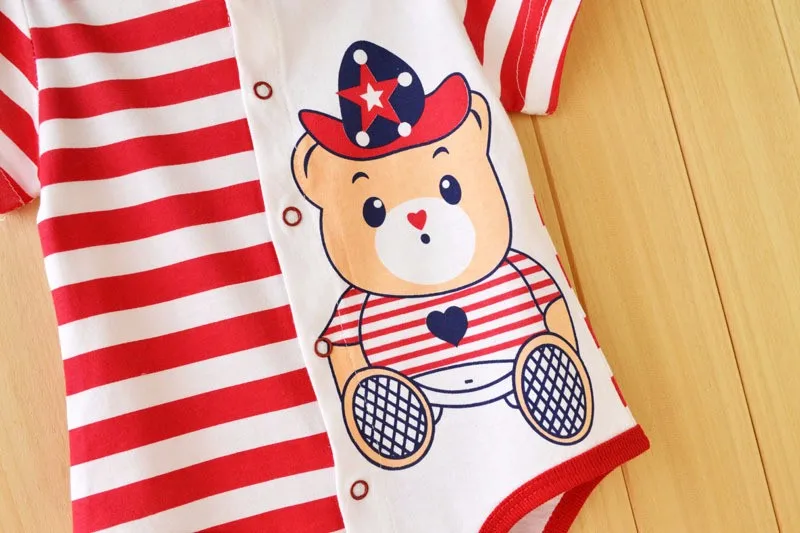 Baby Girl Rompers Summer Toddler Clothing Sets Cotton Short Sleeve Infant Jumpsuits Newborn Climbing Costume Baby Boys Clothes