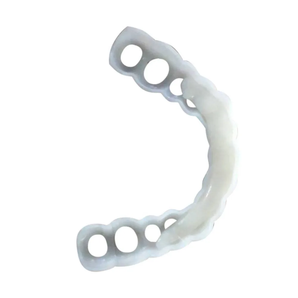 Hot Whitening Snap Perfect Smile Teeth Fake Tooth Cover On Smile Instant Teeth Cosmetic Denture Care for Upper One Size Fits