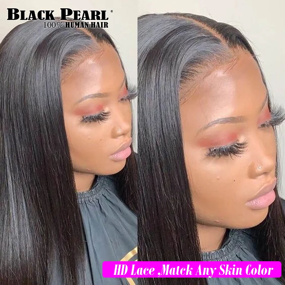 Bone Straight 220D Long Lace Front Human Hair Wigs Brazilian Remy Straight 4x4 Lace Front Wig Human Hair Wigs For Black Women