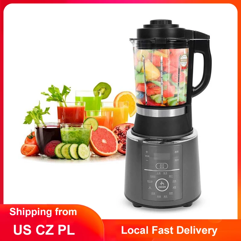 

Touch Control Blender Multifunctional Automatic Timer Fruit Juicer Ice Smoothies Mixer Vegetable Meat Grinder Food Processor