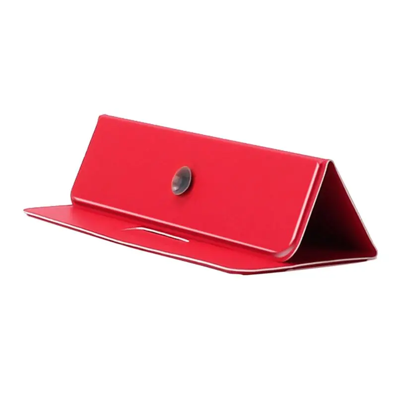 Портативный ноутбук стенд держатель складной кронштейн поддержки для ноутбука ПК компьютер - Цвет: Красный