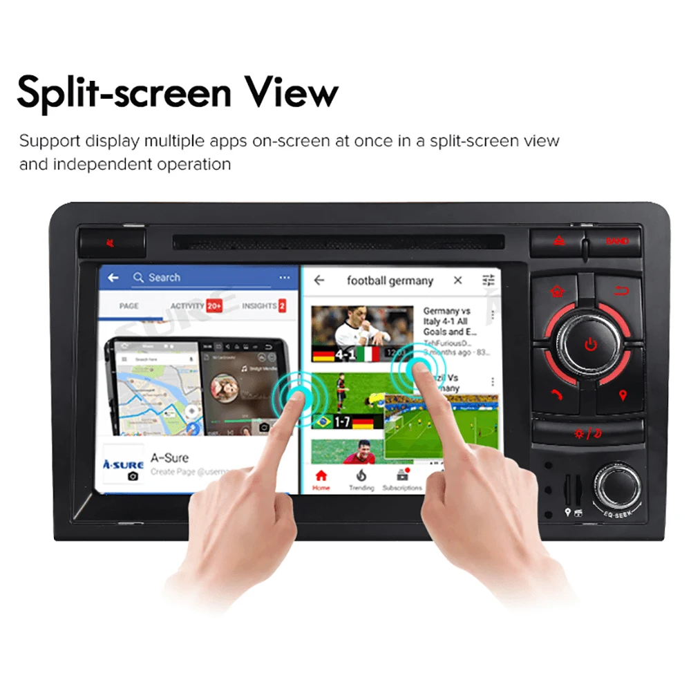 Flash Deal A-Sure 2 Din 7 Inch Android 9.0 Car Radio DVD GPS Player For Audi A3 (2003-2011) S3 RS3 RNSE-UP Navigation With 4GB RAM 8 Core 4 Flash Deal A-Sure 2 Din 7 Inch Android 9.0 Car Radio DVD GPS Player For Audi A3 (2003-2011) S3 RS3 RNSE-UP Navigation With 4GB RAM 8 Core 4