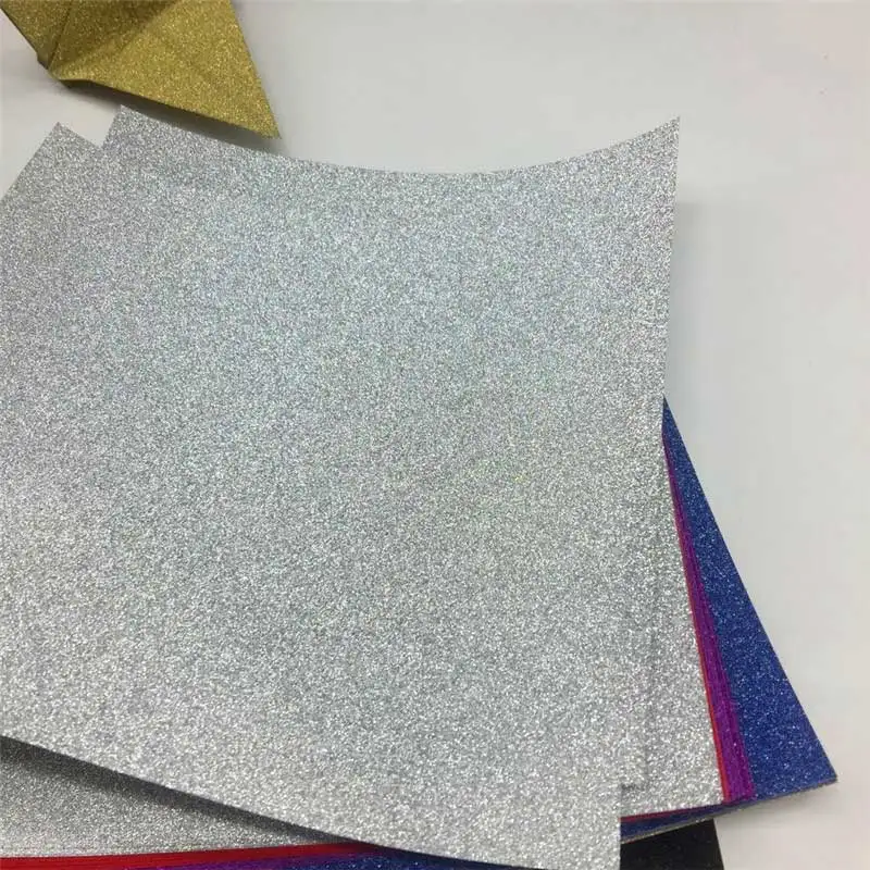 8 шт. квадратная блестящая бумага Оригами складная детская ручная резка «сделай сам» ремесло многоцветные детские игрушки