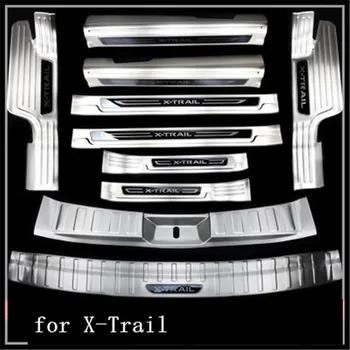 

For Nissan X-Trail X Trail T32 2017 2018 2019 Rear Bumper Protector Sill Trunk Tread Plate Trim Scuff Plate/Door Sill Door Sill