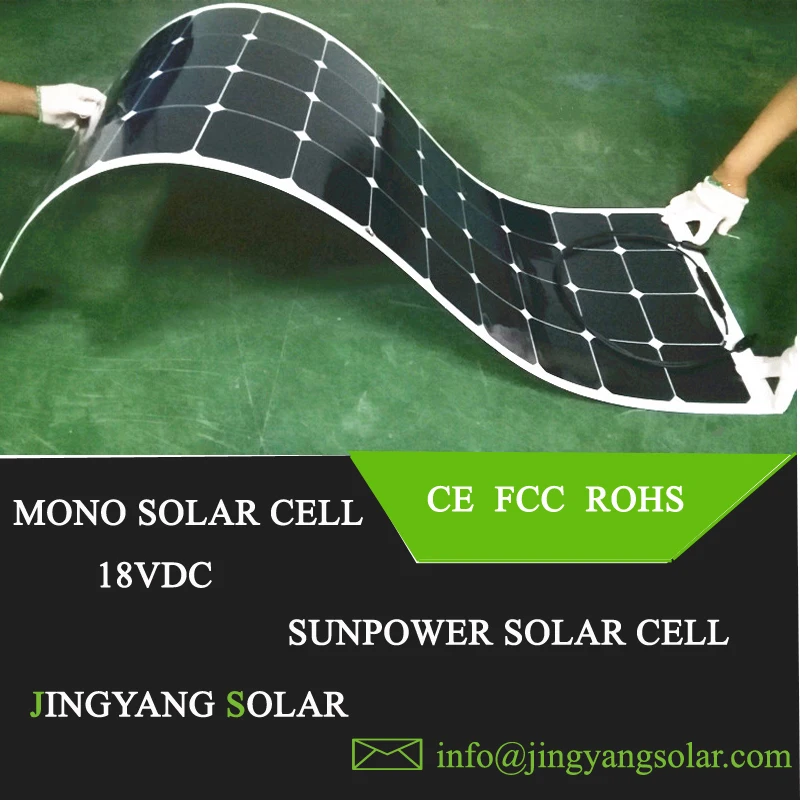 

Sunpower flexible foldable solar panel 12V 100W battery charger solar module portable solar system mono solar cell best quality