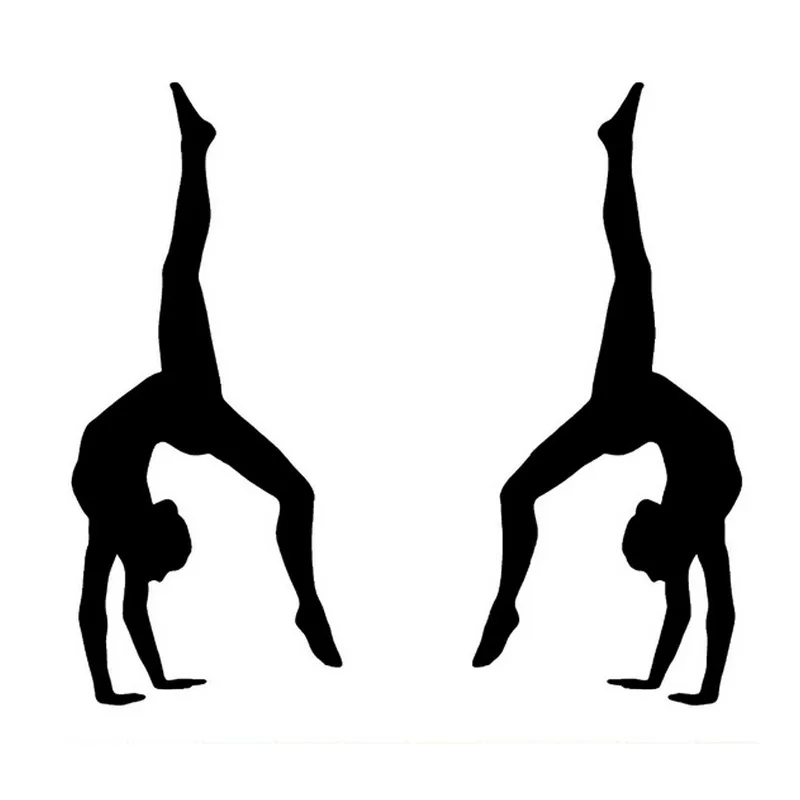 

Personalized Car Sticker Accessories GYMNASTICS Gym Girl Car Stickers Decals Waterproof Occlusion Scratch PVC 15cm X 12.5cm