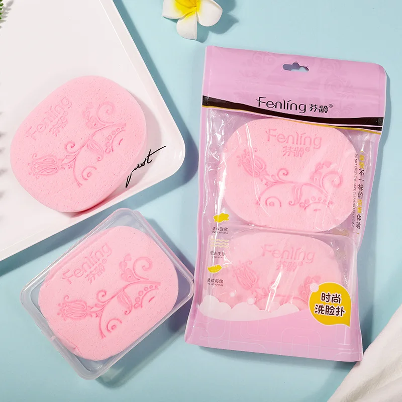 

Carlye Cleaning Sponge Deep Cleaning Sponge with Box Cleansing Cotton Remove Blackhead Cleansing Women's Cleaning Sponge