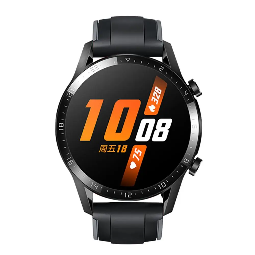 Для huawei Watch GT2 46 мм сменный кожаный+ Силиконовый ремешок для наручных часов, Смарт-часы, браслет, аксессуары GT 2#923
